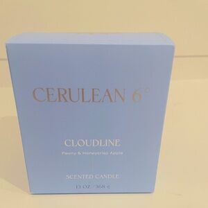 Cerulean 6  Cloudline Scented Candle  13oz Peony & Honeycrisp Apple Soy Blend